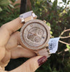 Mich_ael l Ko_rs Parker Pink MK5896 Parker Chronograph Quartz Watch for Women - Rose Gold Dial with Rose Gold Stainless Steel Strap femstore.co.in