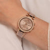 Mich_ael l Ko_rs Parker Pink MK5896 Parker Chronograph Quartz Watch for Women - Rose Gold Dial with Rose Gold Stainless Steel Strap femstore.co.in