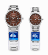Citizen Quartz Couple Watch Silver Brown