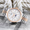 Tissotmens Chain 1853 Chronograph Rosegold Two Tone White Dial
