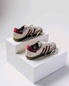 Adidass Samba OG Putty Grey Maroon Womens 1226
