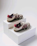 Adidass Samba OG Putty Grey Maroon Womens 1226