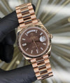 Roleex Oyster Perpetual Day Date Copper