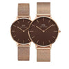 Daniel Wellington DW Couple Brown Dial