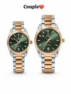 OmegaSeamaster Couple Two Tone Green