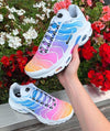 Nikee Airmax Plus TN White Blue Pink Women Shoes