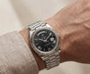 Roleex Mens Oyster Day Date Black Dial Heavy Quality