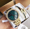 Michael l Kors Darci Gold Green Dial