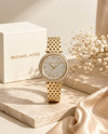Michael_l Kors Darci Crystal Gold