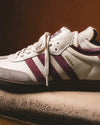 Adidass Samba OG Putty Grey Maroon Womens 1226