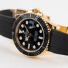 Role_x Yatch Master Yellow Gold Oysterflex Black Mint Mens Watch Luxury Edition Premium Quality femstore.co.in