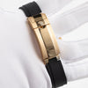 Role_x Yatch Master Yellow Gold Oysterflex Black Mint Mens Watch Luxury Edition Premium Quality femstore.co.in