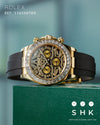 Ro*ex Eye Of The Tiger RoseGold Dial Silicon Belt Edition Premium Quality Luxury Watch femstore.co.in
